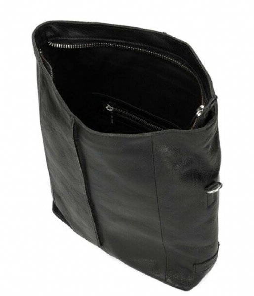 Shabbies  Shoulderbag Grain Leather Matching Suede Black (1000)